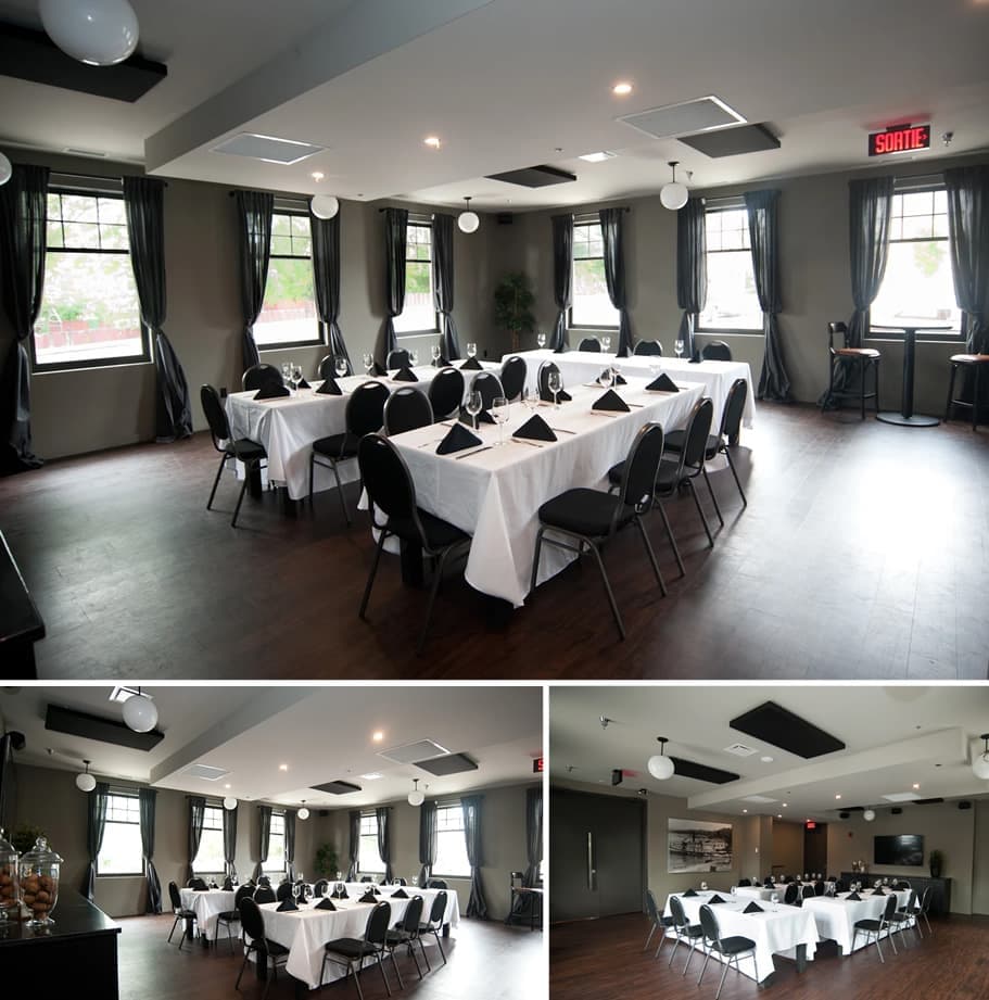 The Lounge and its large windows